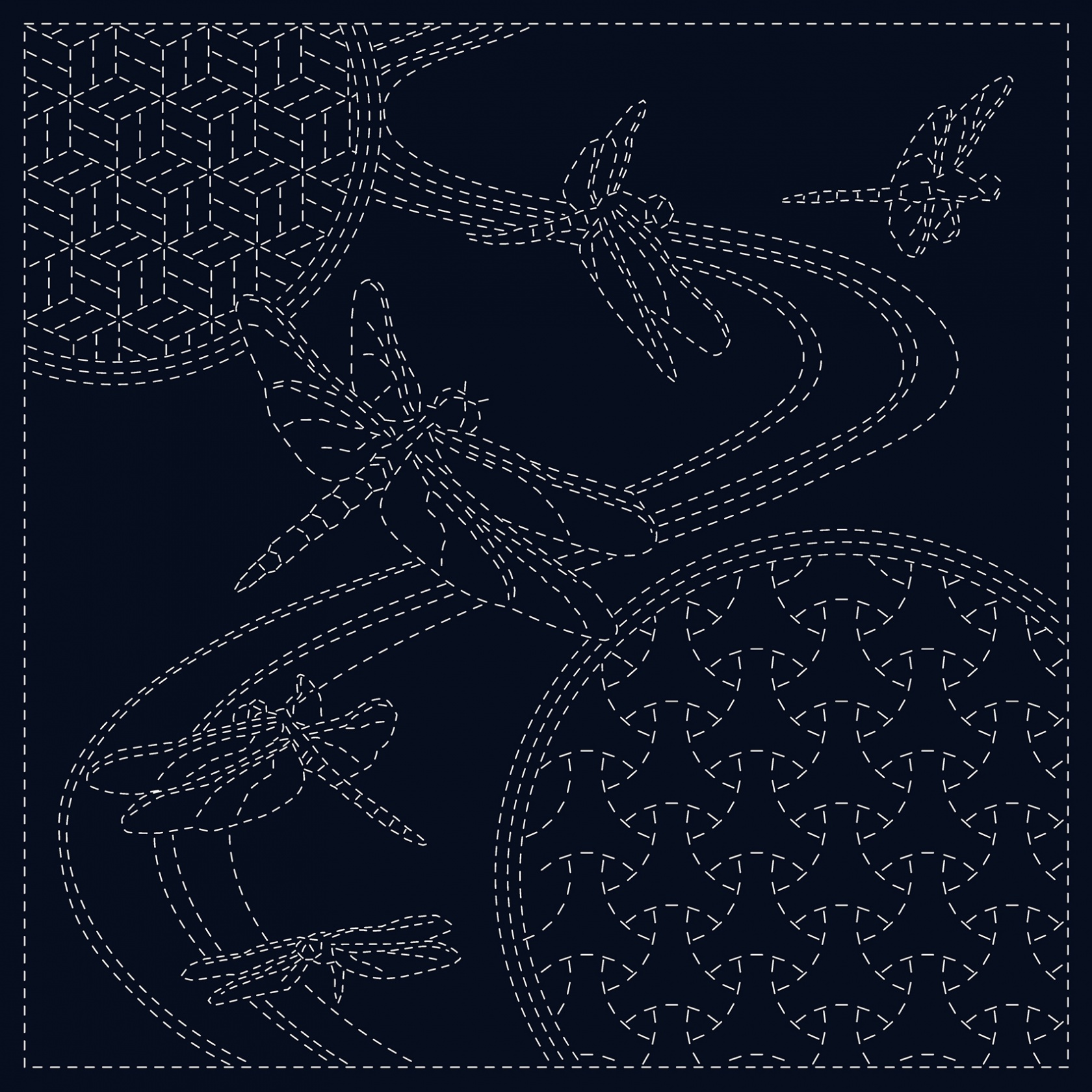 Sashiko Squares 