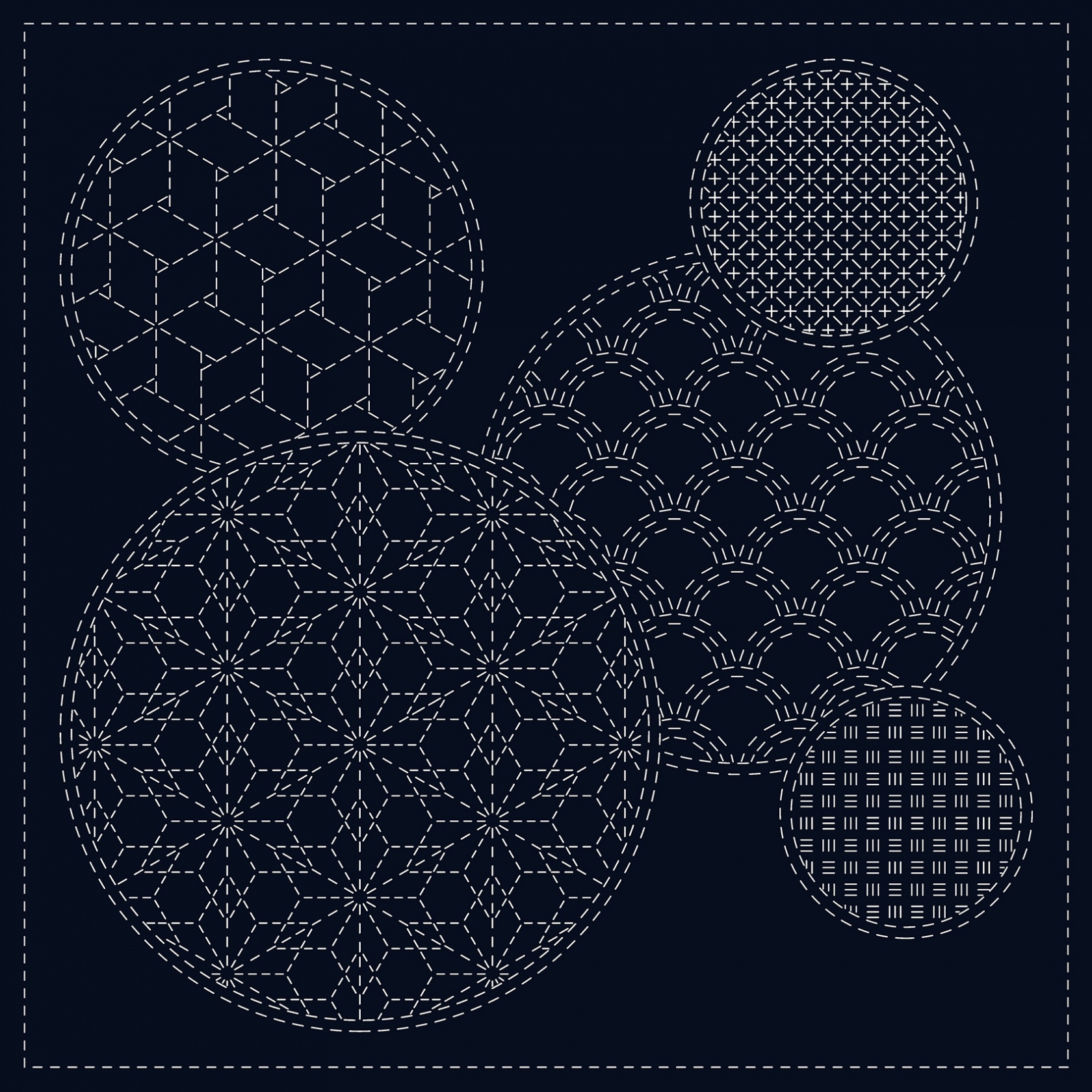 Sashiko Squares 