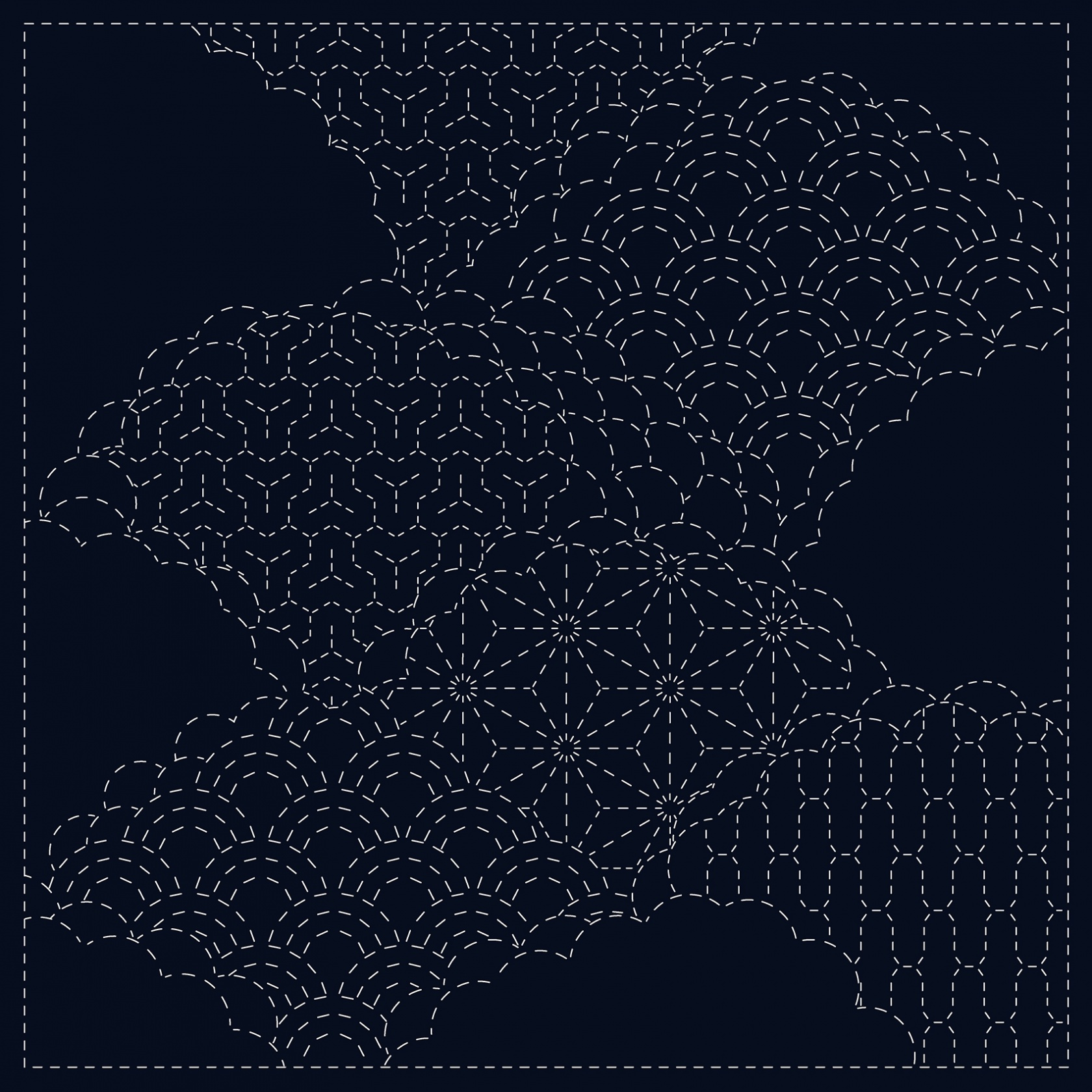 Sashiko Squares 
