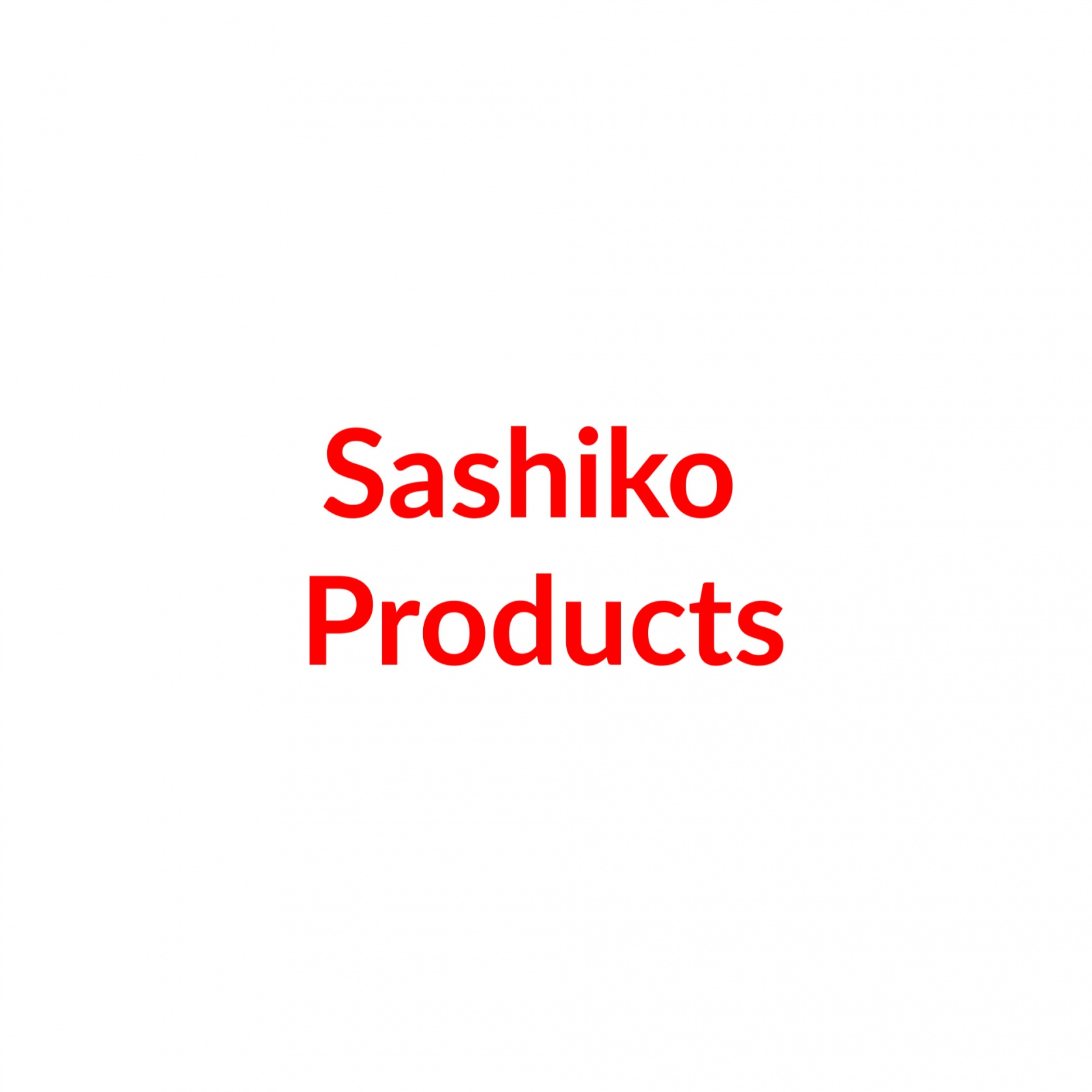 Sashiko Products
